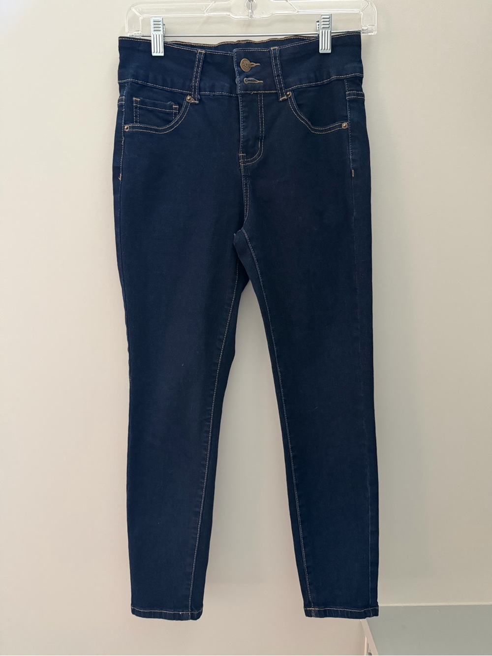 Bleu Dark Blue Women’s Stretch Skinny Jeans size 4 petite nwot